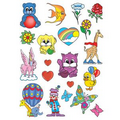 Happy Animals Kids Set of Temporary Tattoos